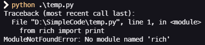 Error Example