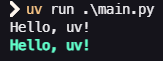 Output with rich